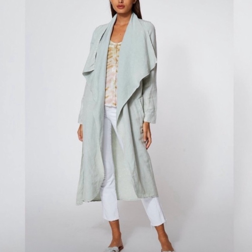 Young Fabulous & Broke YFB Chicago Mint Duster Coat